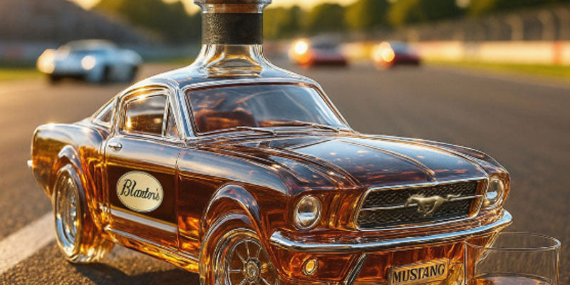 Whiskey decanter in Mustang shape for the home bar 0